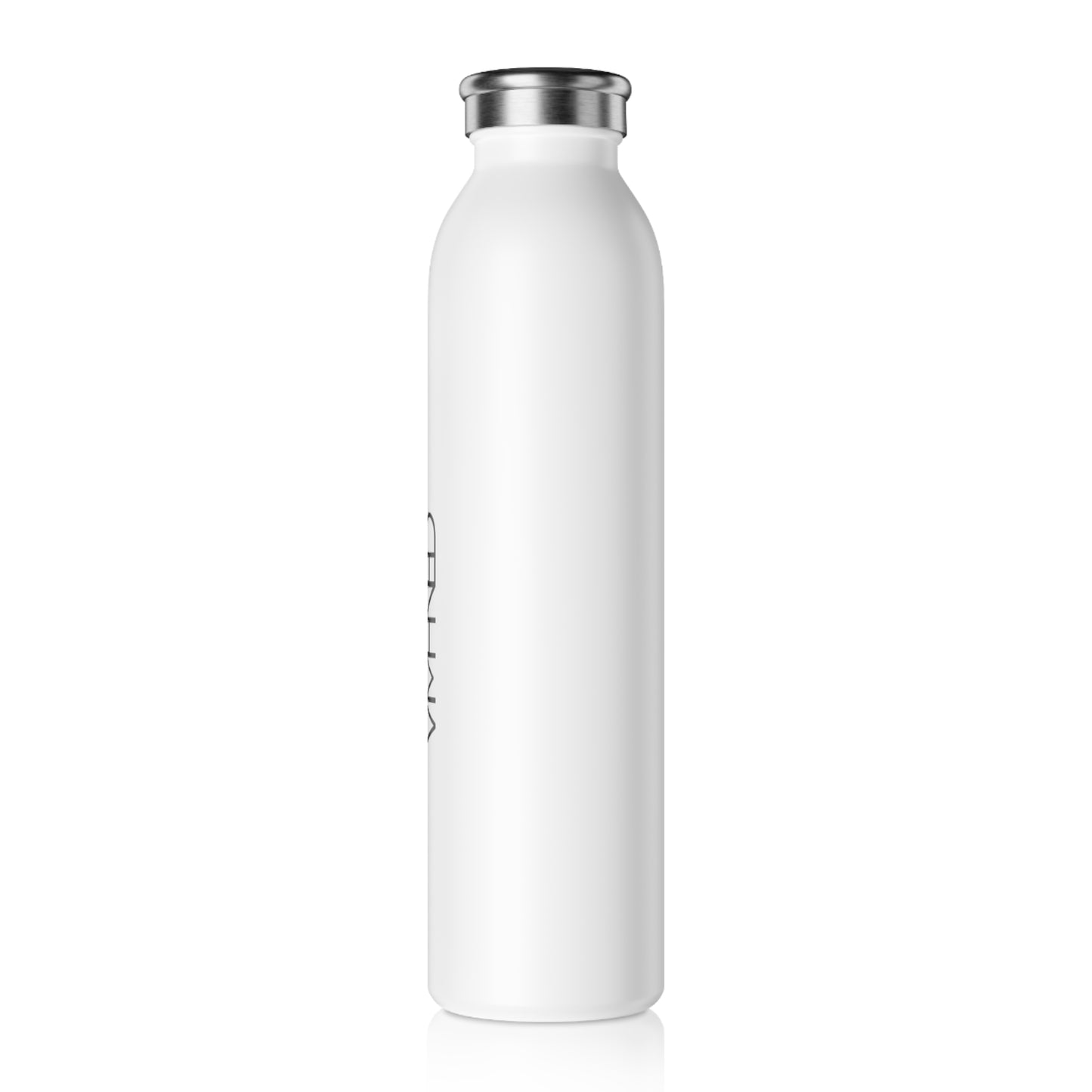 Bílá termo láhev VÍM HNED – VERTIKÁLNÍ POTISK – 591 ml