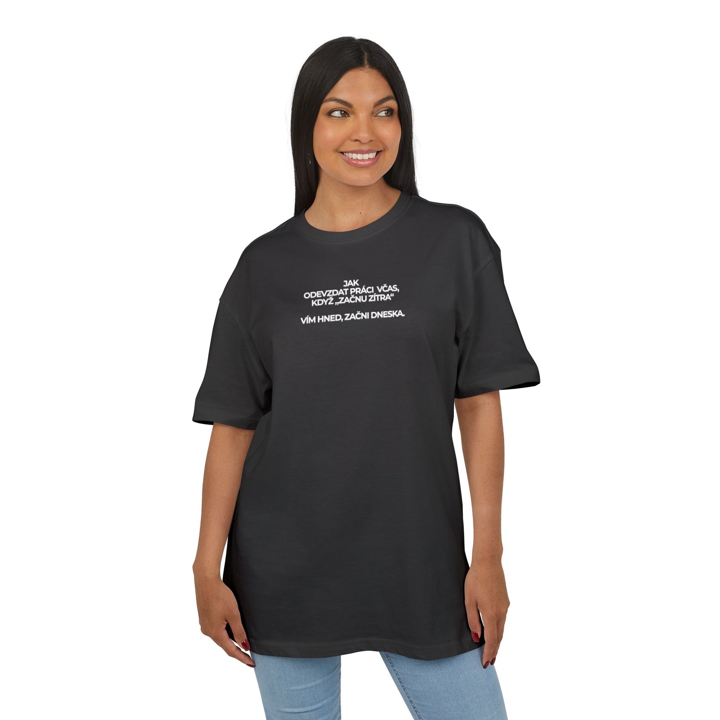 Vim Hned Text Graphic Tee | Minimal Czech Phrase Shirt