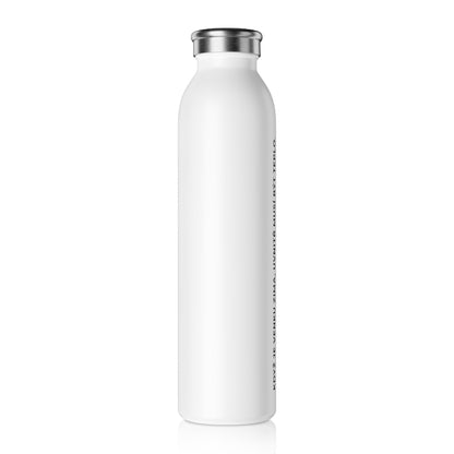 Bílá termo láhev VÍM HNED – VERTIKÁLNÍ POTISK – 591 ml